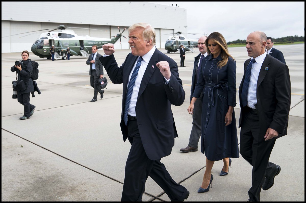 Trump lands in PA