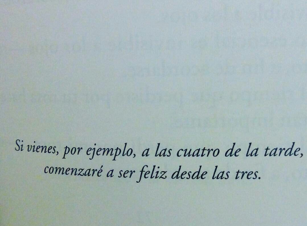 iPrincipito's tweet photo. Comenzaré a ser feliz desde las tres. https://t.co/HwqRJ2i32Z