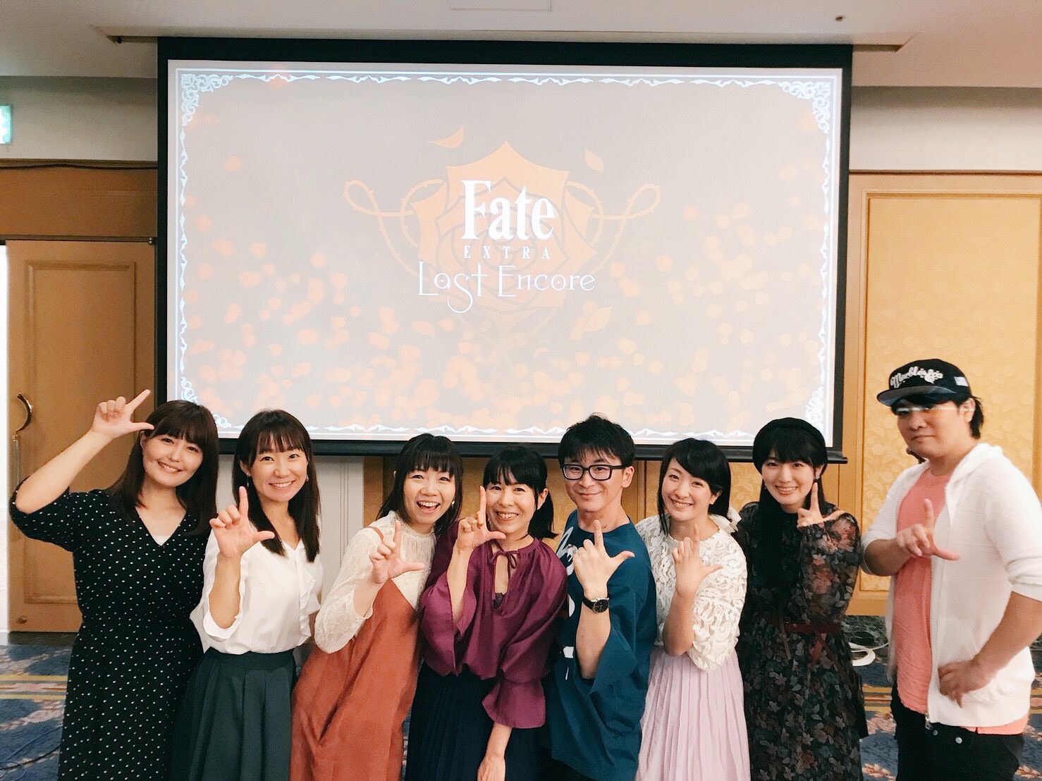 阿部敦 Fate Extra Last Encoreの打ち上げに行ってきました ネロをイメージしたロゼスパークリングワインで乾杯