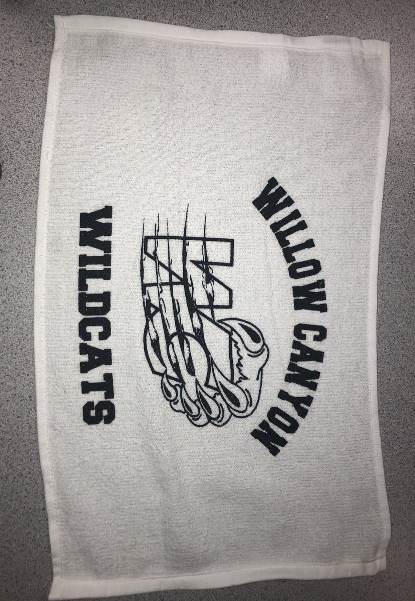 decawchs's tweet image. Get your WCHS spirit towel for $3 or this week only if you buy a towel and white out shirt it’s only $12 for both!!!