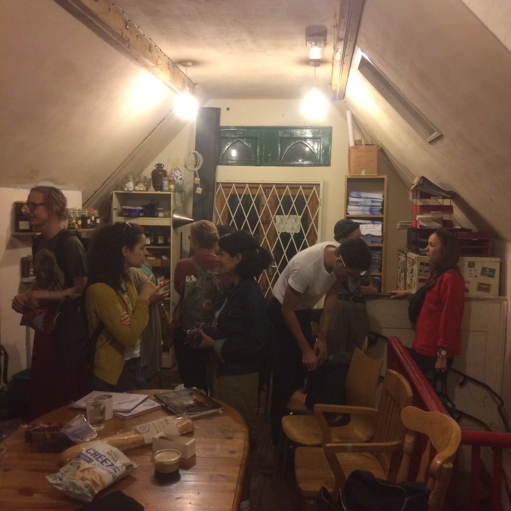 AltMFA's tweet photo. Great 1st meeting of the new 'school' year last night at #LARC #whitechapel. Thanks to all new members who came, great to meet you. Looking forward to planning more of our @artlicks #weekend event on Oct 6th! https://t.co/Hld9s4emei