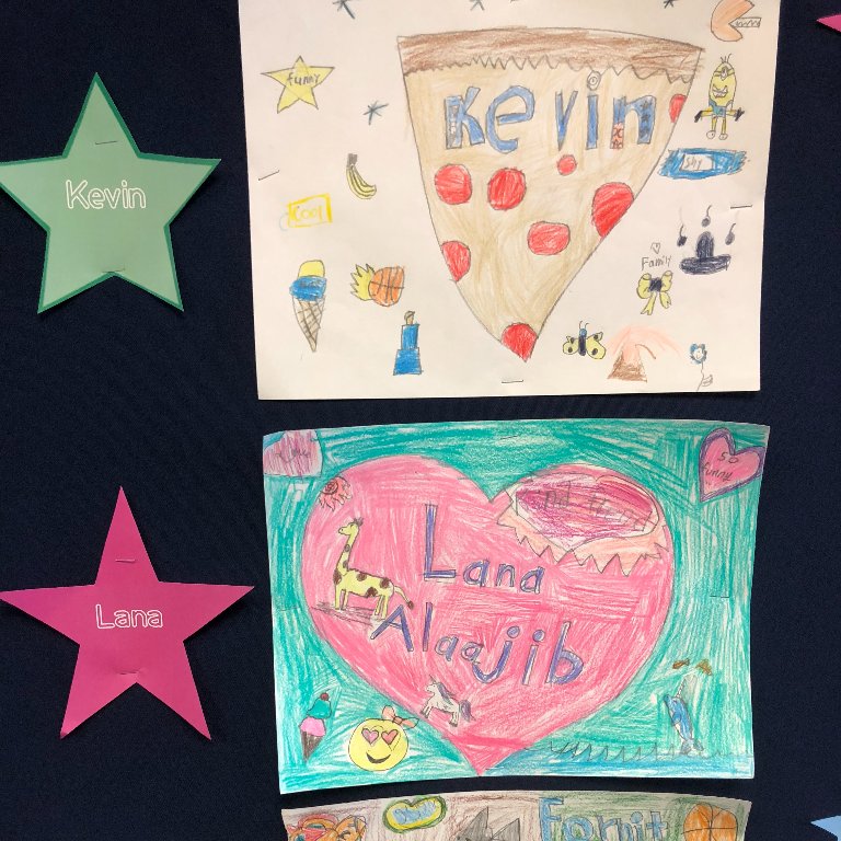 Here's some of our Spotlight Artists for the week! We are so proud of each grade level :)