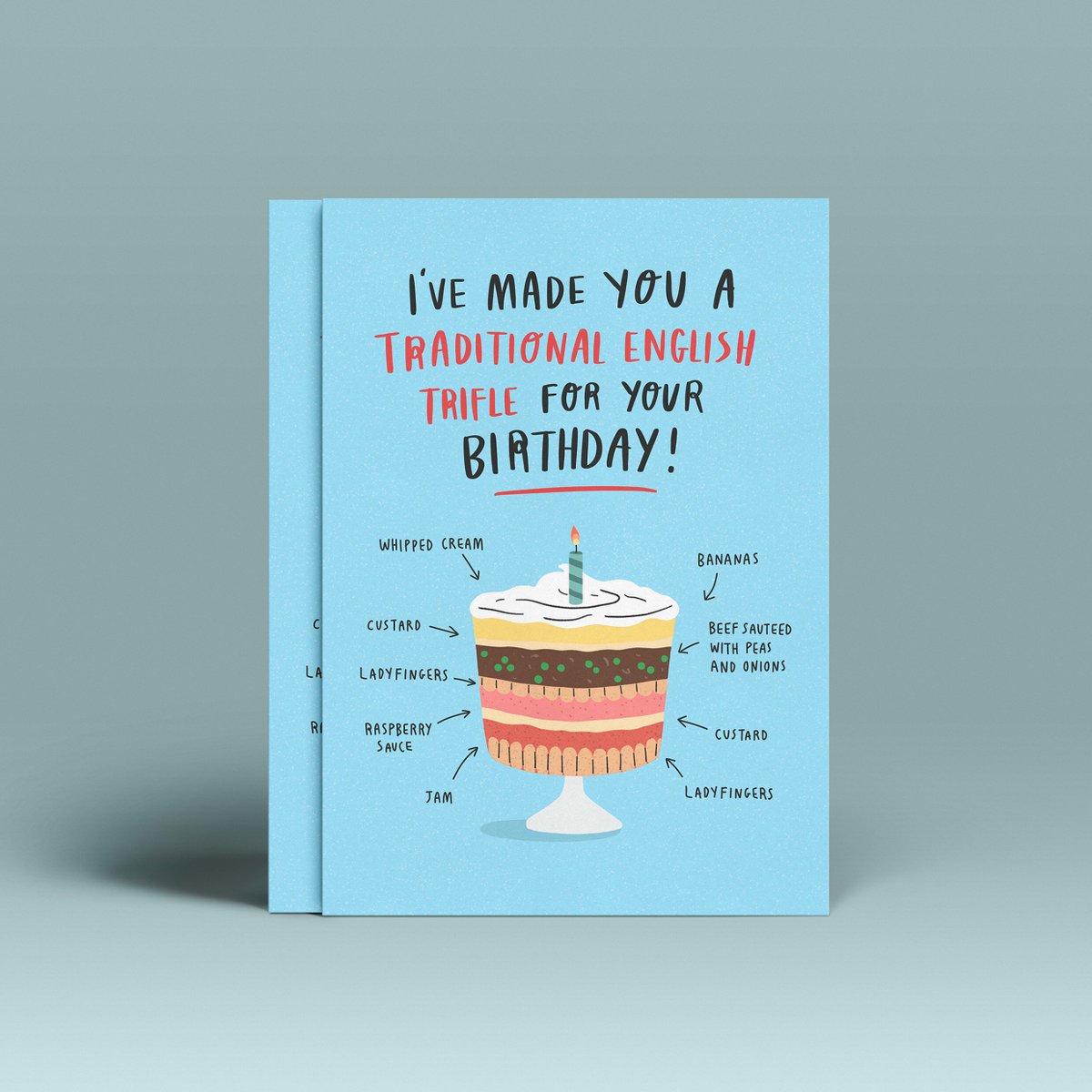 CharlyClements's tweet image. Beef sautéed with peas and onions...New F.R.I.E.N.D.S card now available at @thortful bit.ly/2oShLEl