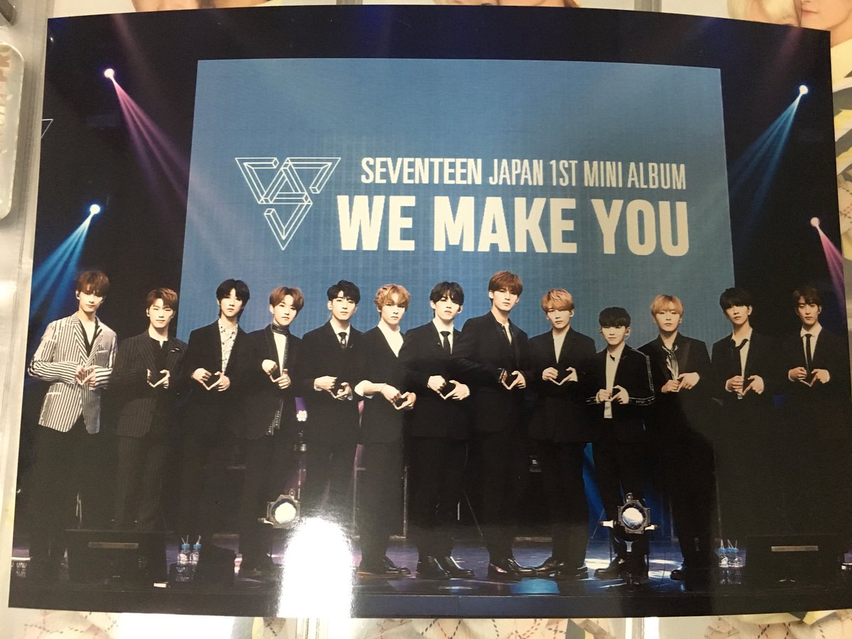 seventeen トレカ we make you ショーケース SEVENTEEN Japan 1st mini album we make you Photocard [with