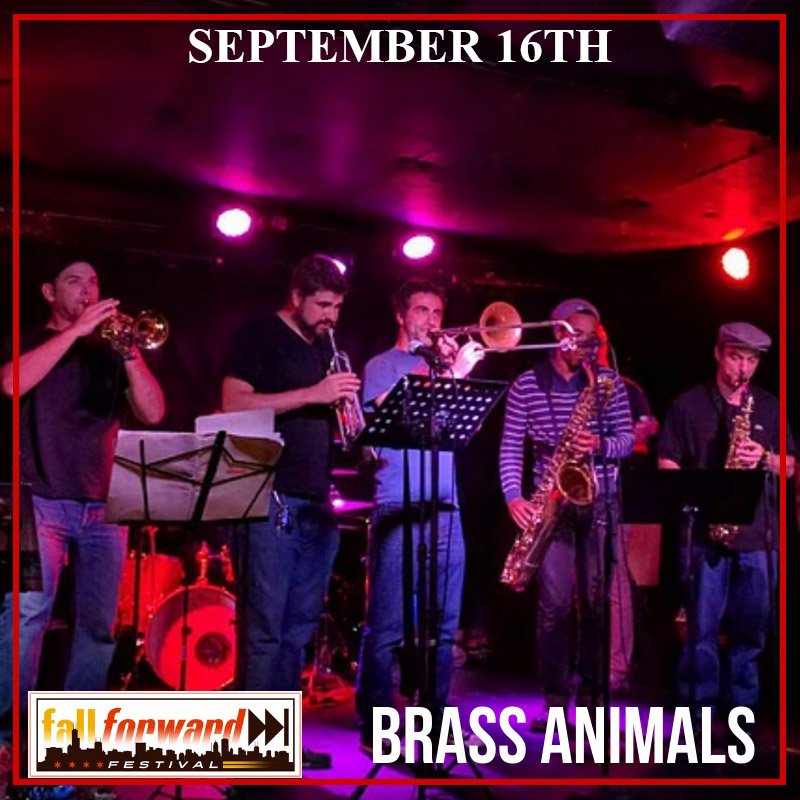 BrassAnimals's tweet photo. Come see us play at the Fall Forward Festival this Sunday in Hyde Park! Tickets going fast! #chicago #brassband https://t.co/OgmhgNVApU https://t.co/A1KRL6O4QX