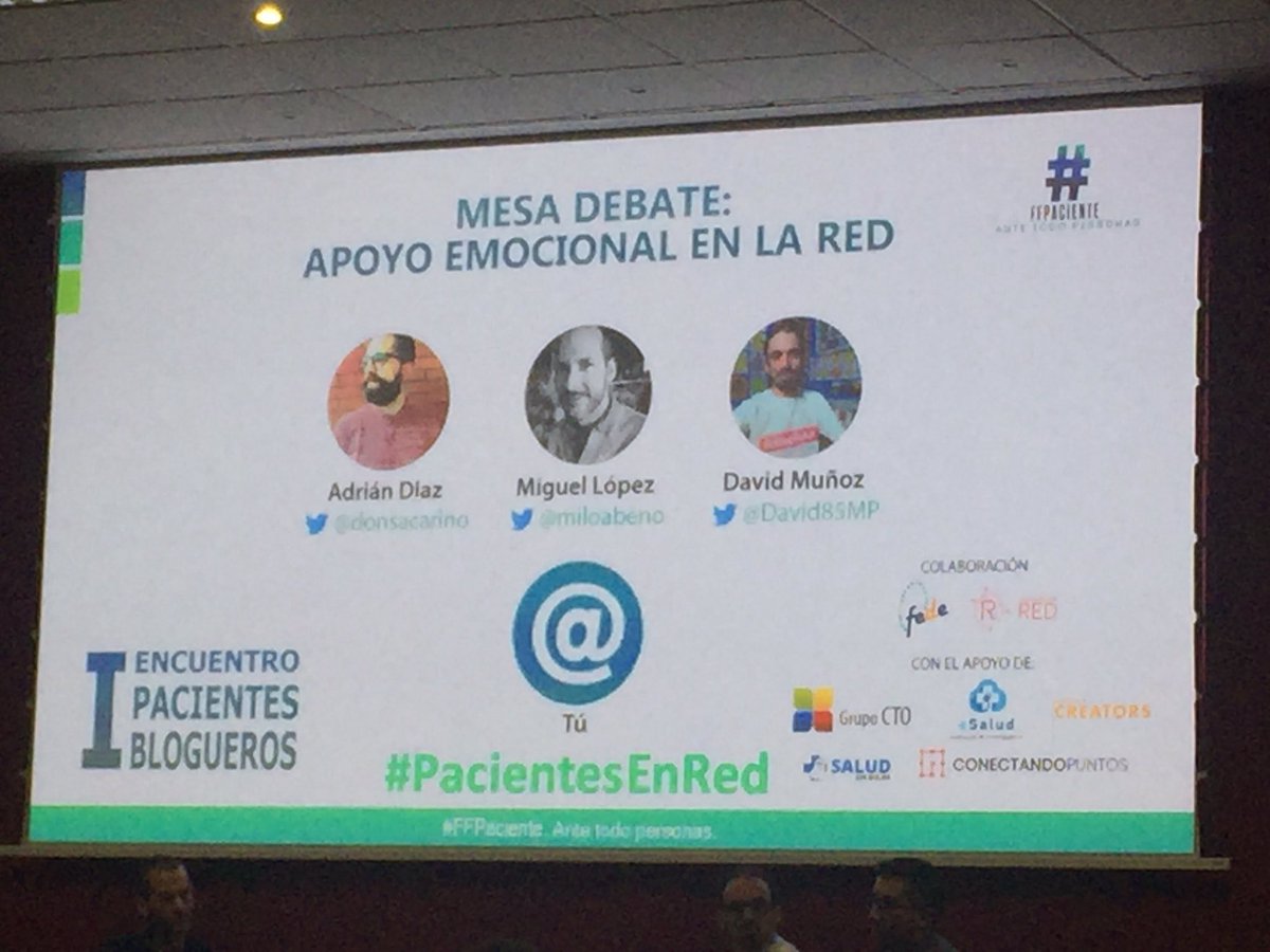 DraMadariaga's tweet photo. Primera mesa #PacientesBlogueros Qué te motiva cuando tienes una enfermedad y te transformas en paciente de un (mal) día para otro?🤔👉🏿cómo ayudar a otros como yo #FFpaciente #PacientesenRed https://t.co/wszNhLuImJ
