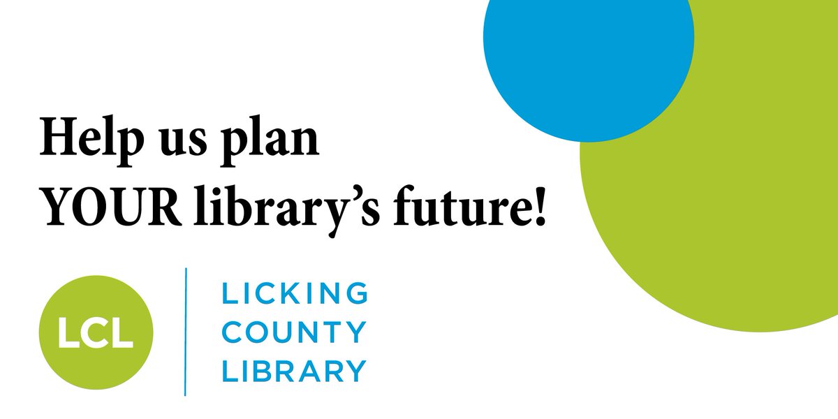 We are asking for your input to help make the right decisions for YOUR library and YOUR community. Please take this short survey and assist us in developing our future! bit.ly/2N68mrv