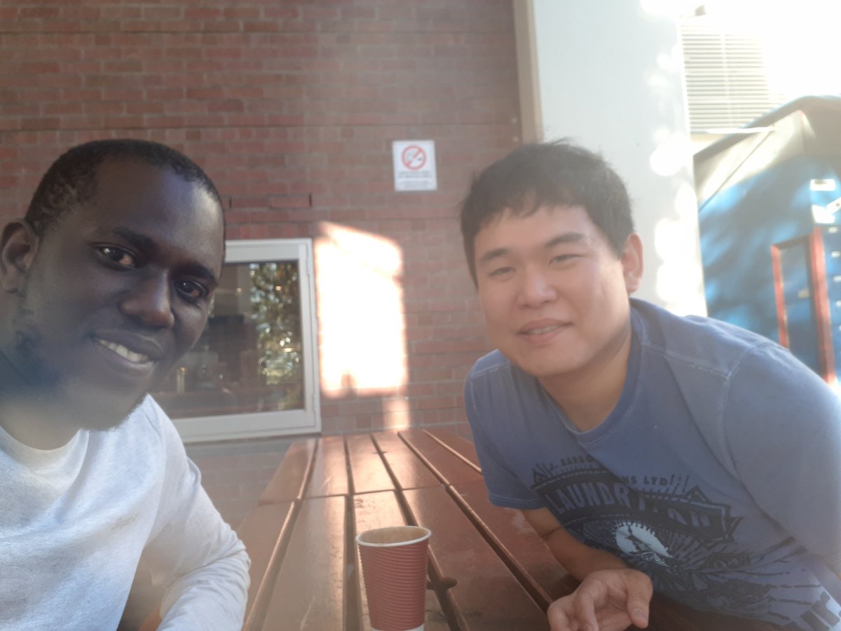 Moustapha_6C's tweet image. Having a coffee with my former colleague @kchonyc at the @DeepIndaba and talking about demographics in the world. We realized I am 33 and he is 34. But I am older than 70% of the population in Senegal and he is younger than over 70% of the population in Korea.