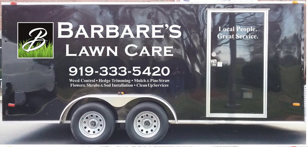 ColeCrossDesign's tweet photo. Was able to help create my first buisness design for Barbares Lawn Care service! Make sure to give them a call for any lawn care needs https://t.co/SBVKtwOrKv