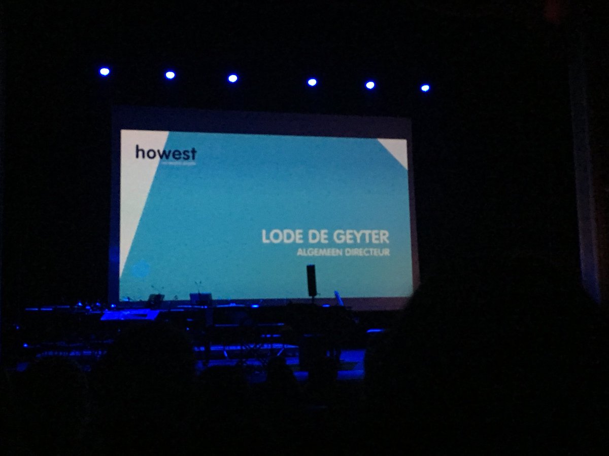 #Howest Opening Academic year 2018-2019 with Lode De Geyter -  Howest International wishes students, colleagues and incoming international students a great year!