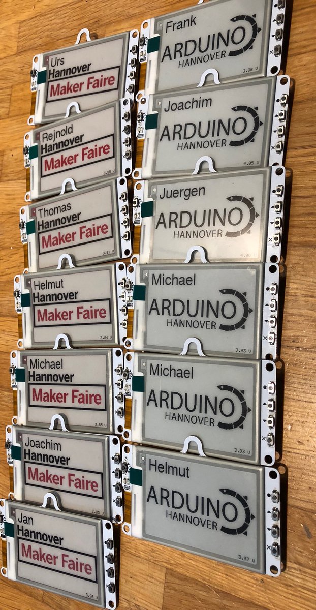 soundstrm's tweet image. Also wir und unsere E-Paper Badges sind bereit und ihr? #mfh18 ⁦@MakerFaireHann⁩