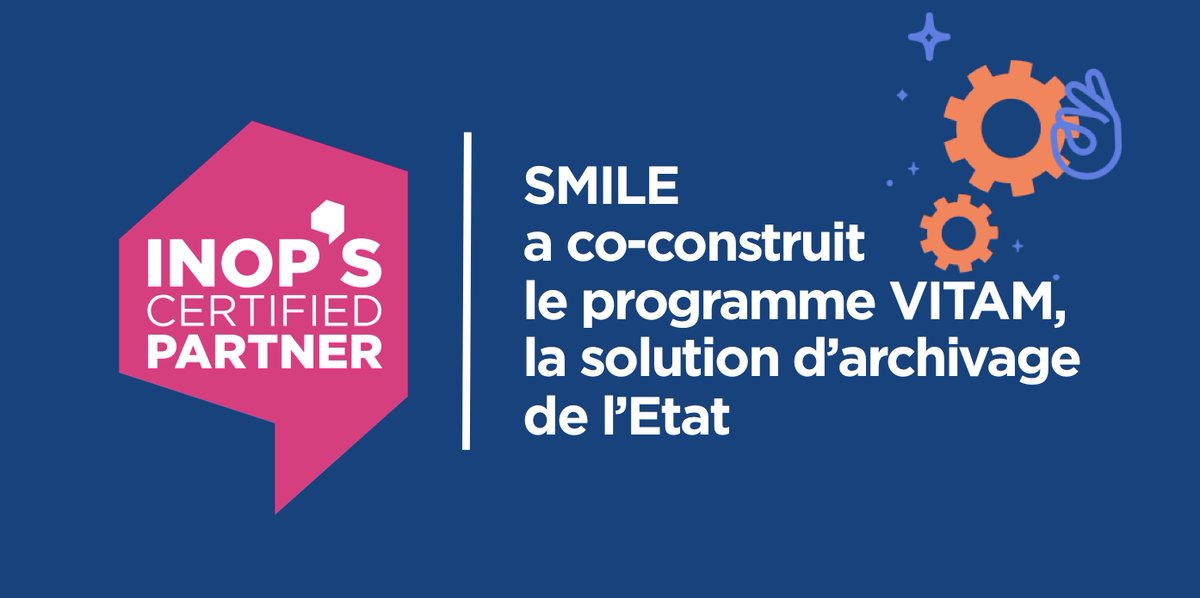 Très beau projet de notre partenaire <a href="/GroupeSmile/">Smile - I.T is open</a> .Le réseau INOP'S hyper-expert des problématiques d'archivage-dématérialisation, avec l'<a href="/ugap/">UGAP</a> . #SMALLisBIG inops.fr/2018/09/11/sol…