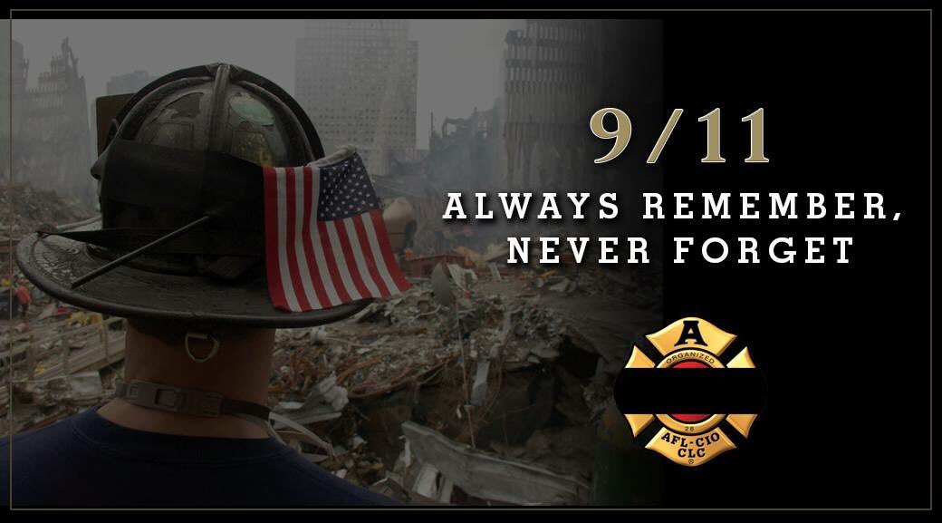 17 years ago our great fire service lost 343 of our members. Today we continue to lose members due to health issues caused by responding to the towers that tragic day. Tumwater Firefighters will never forget those that paid the ultimate sacrifice that day. #neverforget