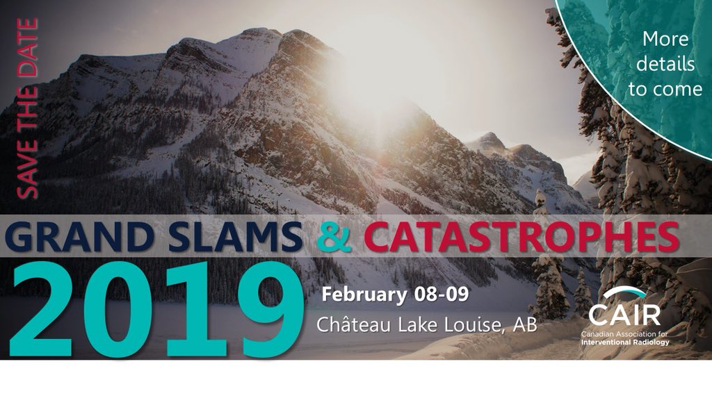 Grand Slams &amp; Catastrophes courses : save the date!