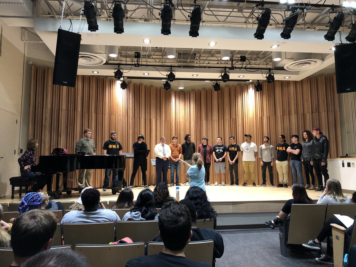 PhiMuAlpha_WP's tweet image. Voice matching with some brothers in the mix! #concertchoir