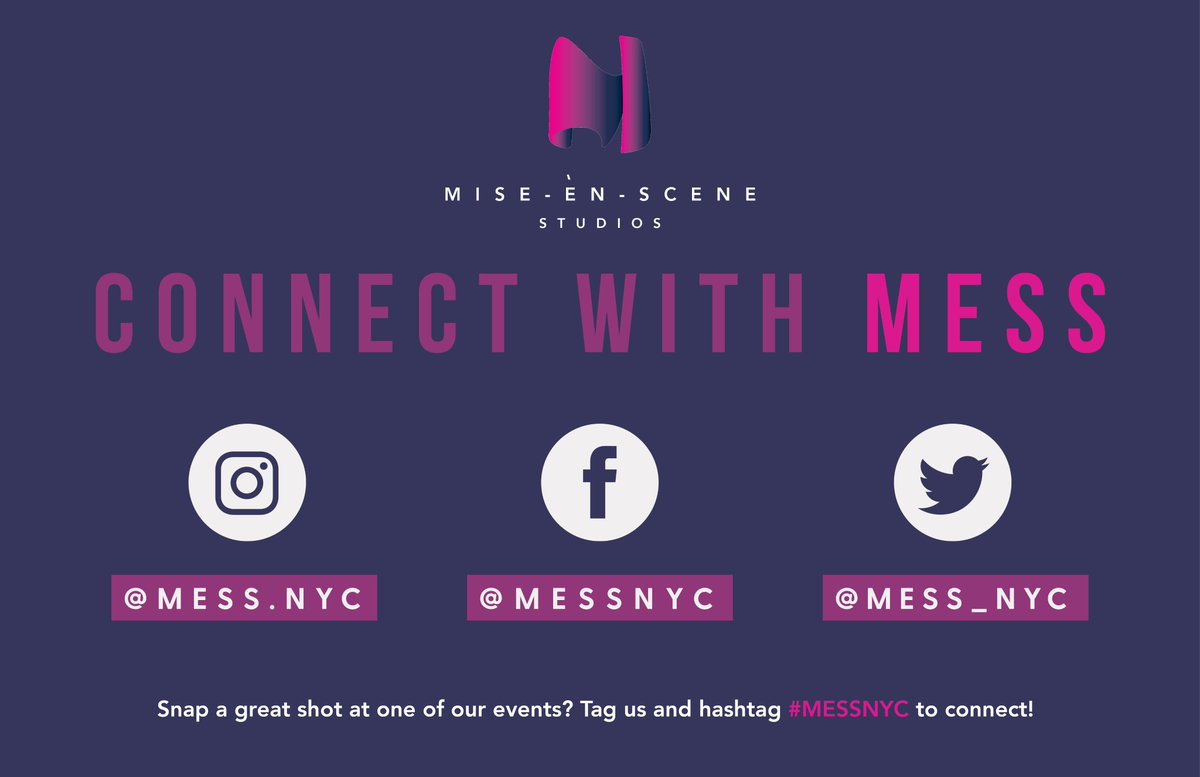 MESS_NYC's tweet photo. Our innovative season (and our biggest season yet!) is kicking off and we're upping our social media game to keep you in the know about these one-of-a-kind events! Follow us on Instagram, Twitter, and Facebook and use #MESSNYC to join the conversation. https://t.co/xCCD5sKCIz