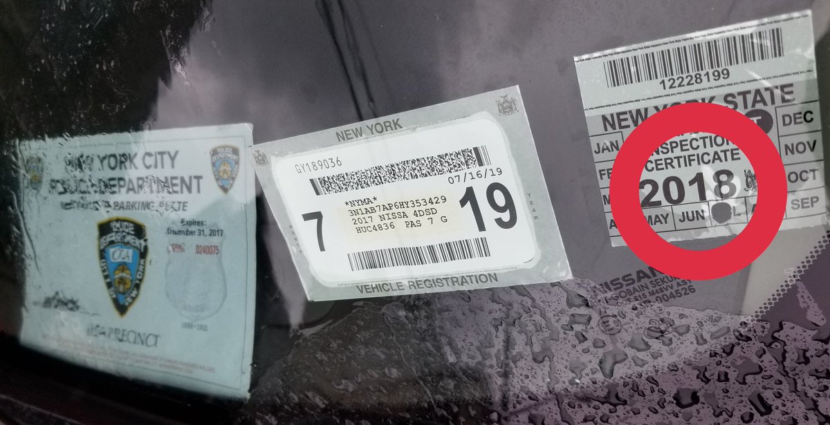 This  #placardperp is still allowed by  @AllNYPD to continue parking illegally with an expired placard they stole to defraud the City. All this despite sworn testimony by  @NYPDnews top officials to the contrary. #placardcorruption