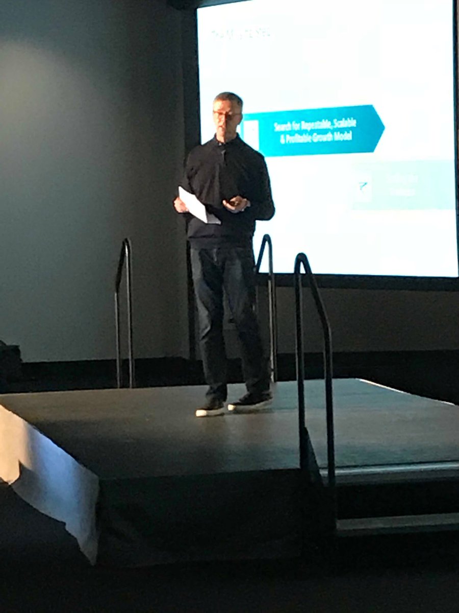 My colleague ⁦@BostonVC⁩ doing his thing #matrix #growthacademy #MicDrop @MatrixPartners⁩