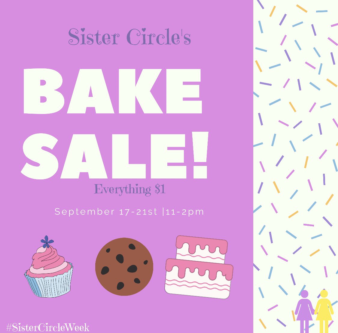 #SisterCircleWeek Begins NEXT Sunday. Be sure to check out our events to learn how to get involved. If you are interested check out our bio to register!