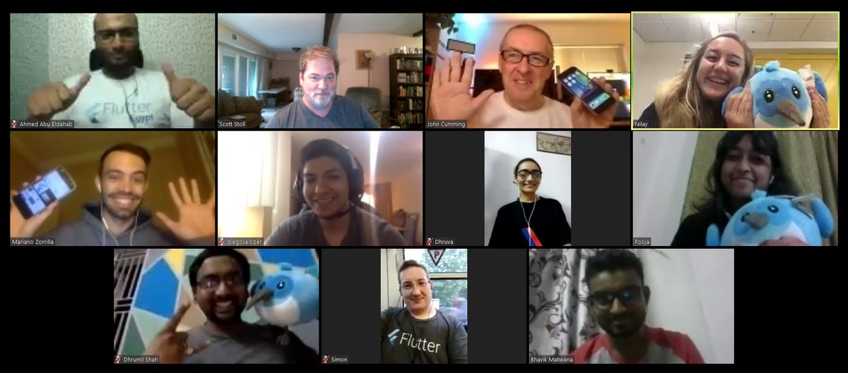 scottstoll2017's tweet image. We&apos;re at it again! #HumpDayQandA starts in 4 hours! Live help with #Flutter zoom.us/j/6592194465  
@flutterio @flutterfyi @r_FlutterDev @Flutter_Flakes @FlutterEgypt @timsneath @nlycskn @BlueAquilae @SergiAndReplace @nlycskn @flutter_wm @FlutterWk @_eseidel @bouncingsheep