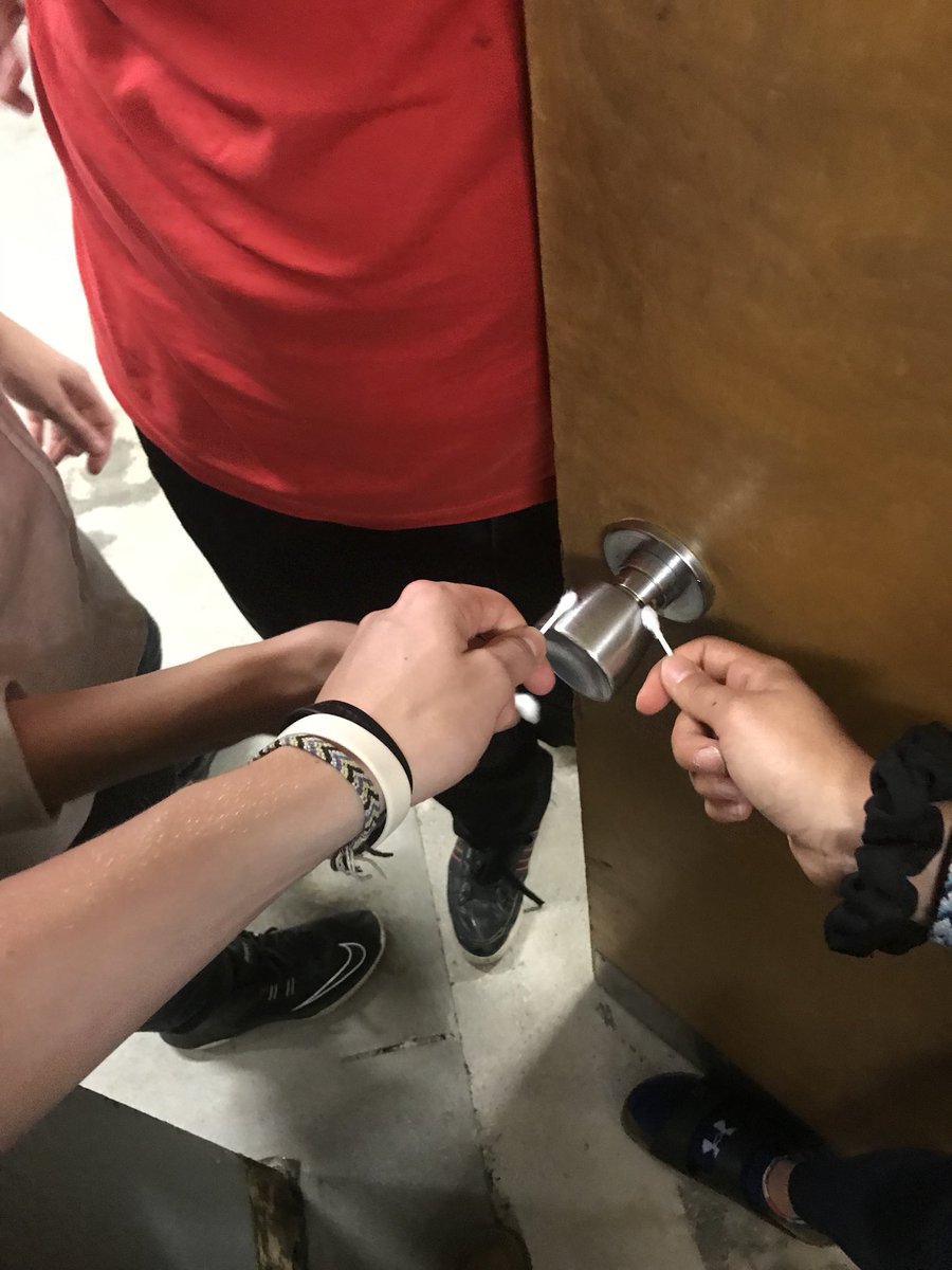 MsCicco_HDSB's tweet photo. Growing Microbacteria to explore what areas of our classroom are most unclean/sanitary and changing that in our lab cleaning future! #FoodsClass #MasterCleaners #FoodSafety https://t.co/meUy5KdTHj
