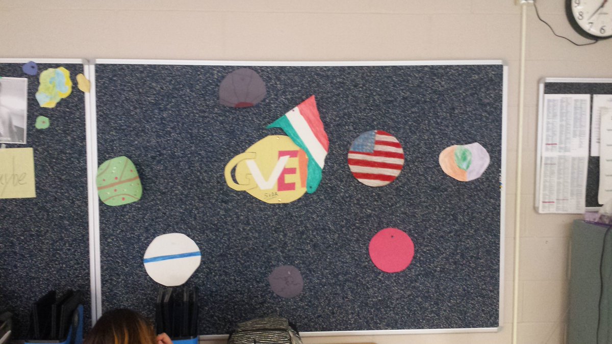 Mr_Tooley45's tweet photo. GVEP solar system with student's personal planets!
We're off to a great start!
#GVEPpride @MtMorrisAcademy https://t.co/JYJ6YMUEoz