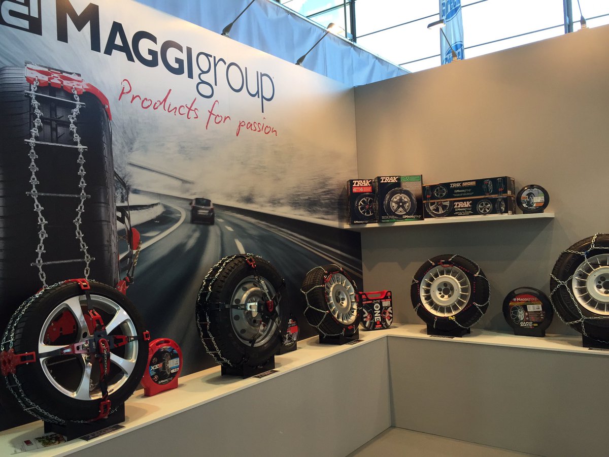 Maggigrouptweet's tweet image. Maggigroup is exhibiting in Automechanika 2018! Come to visit us in halle 3.1 B40 #snowchain #Automechanika2018 #MadeInItaly #catene #trak