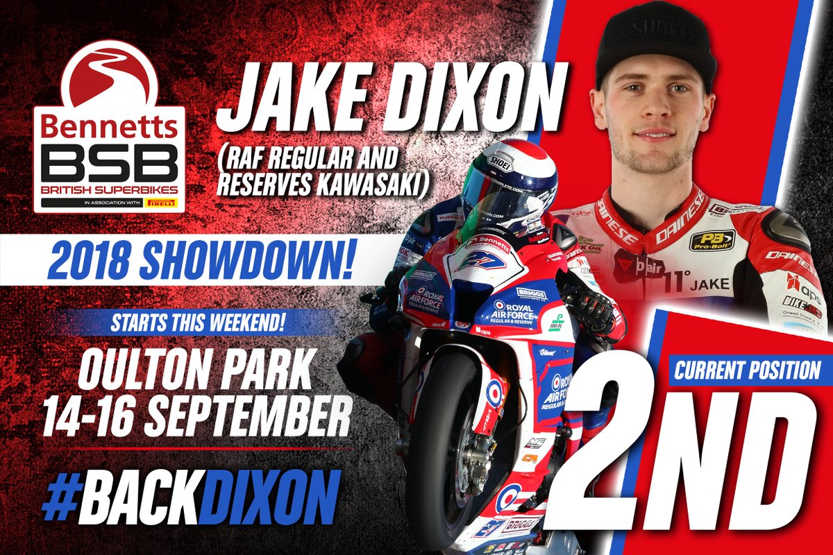 Countdown to the Showdown: It's @DixonJake who arrives in second place but wanting more that's for sure at @Oulton_Park! RT if you are supporting Dixon at #OultonBSB