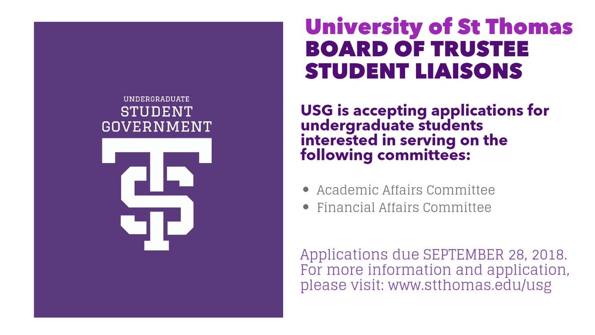 UST Student Gov't tweet media