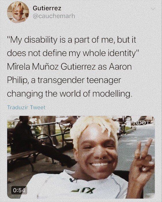 chalengie's tweet photo. Mirela @cauchemarh as Aaron Philip • #LGBTChallenge https://t.co/ZiLHD8qXpl