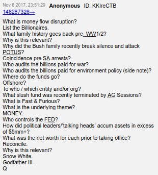 2/  #qanon told us quite a bit about the rationale behind 9/11 and the major players. What family history goes back pre_WW1/2?Why is this relevant?Why did the Bush family recently break silence and attack POTUS?Coincidence pre SA arrests?...Q