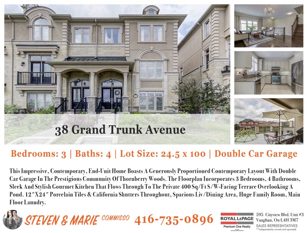 MarieCommisso's tweet photo. Excellent Investment Opportunity In Maple! Beautiful, Executive Town! Call Steven &amp; Marie To View Today! https://t.co/iFLueoK4Hu https://t.co/nFyUlvXh0X #vaughanrealtor #vaughanrealestate #realestate #maplerealestate #maple #homesforsaleinvaughan #homesforsaleinmaple https://t.co/xBZIj9sojt