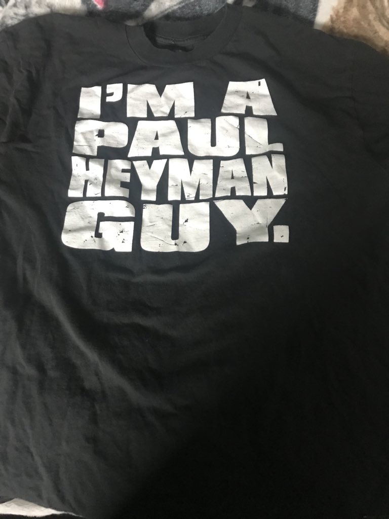  Happy birthday   Paul and yes I am a Paul Heyman guy!   