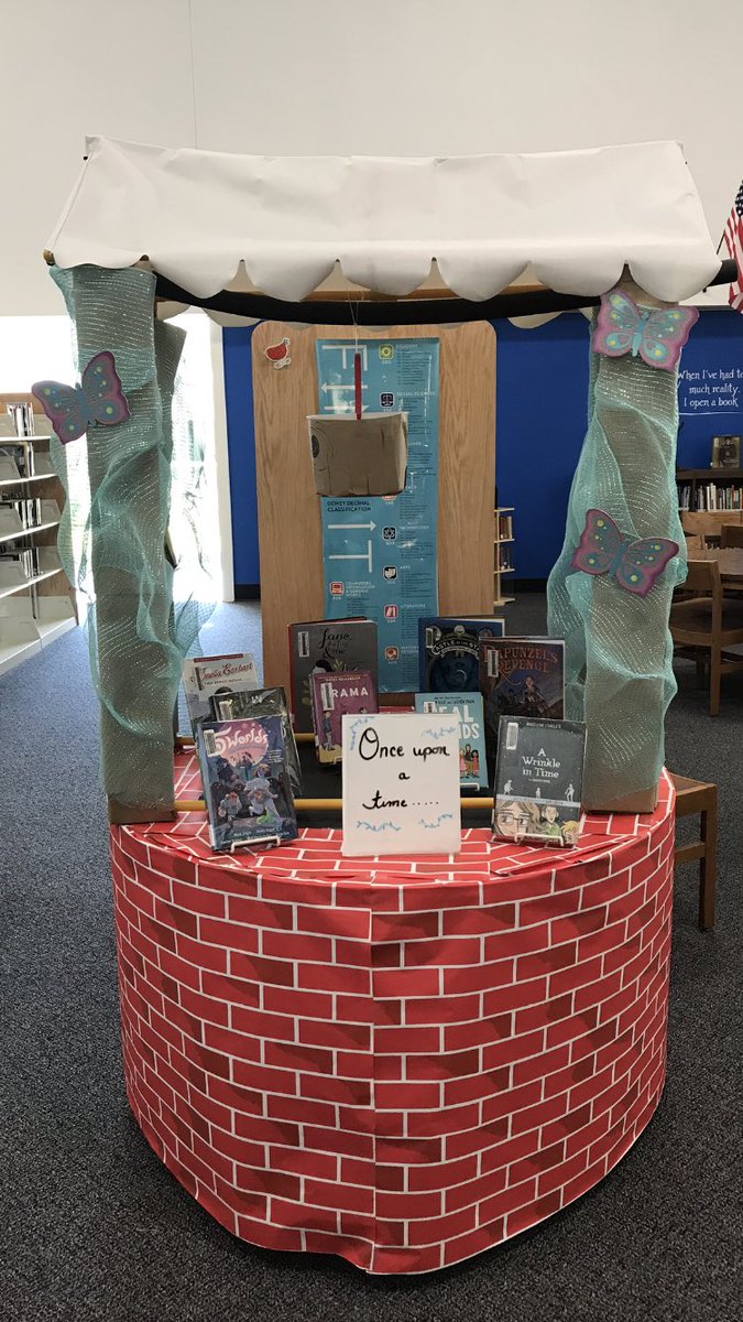 martafromRI's tweet image. #WishingWell #EnchantedForrest @MartinWildcats there is an enchanted forest in the works downstairs....