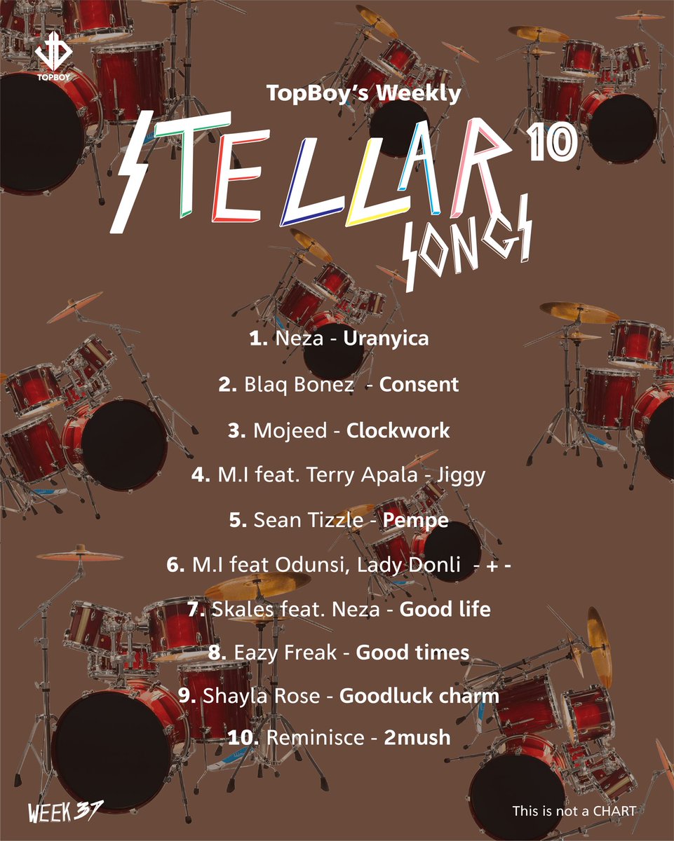 SessThePRBLM's tweet photo. Buzziiiinnnngg Stellar 10 Playlist for Week 37!
#STELLAR10 💫💫💫
A weekly select 10 of Amazing Vibes.
Playlist Available on @AppleMusic 💥
https://t.co/zw57wSYw5s https://t.co/nSFde2PHcz