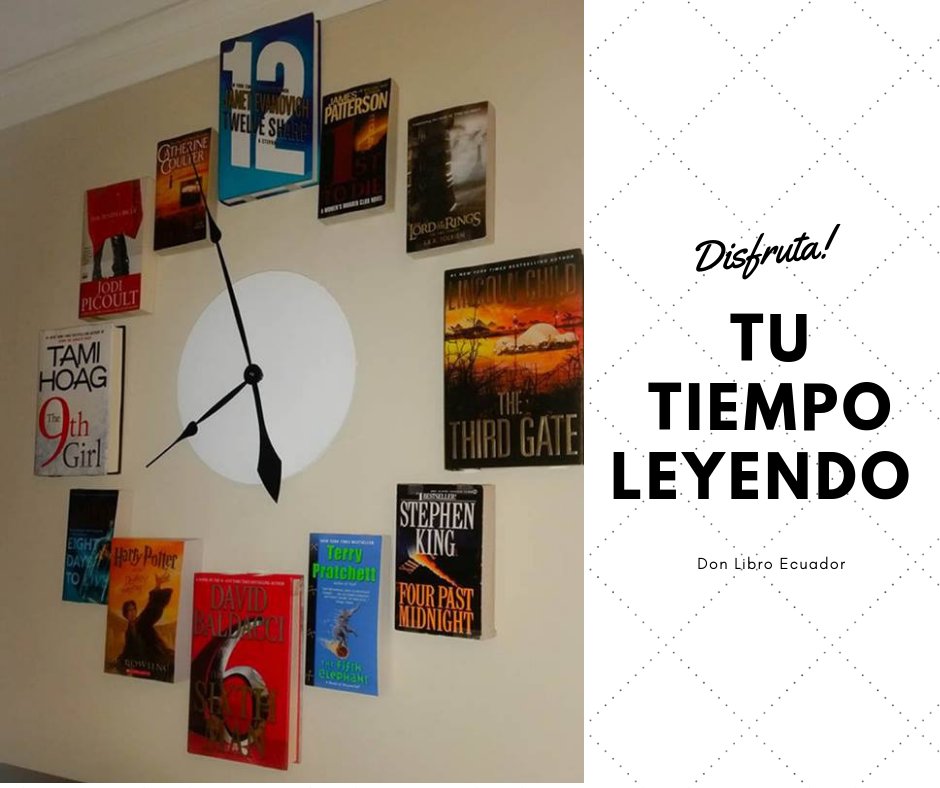 donlibroecuador's tweet photo. Siempre es buen tiempo #FelizMartes https://t.co/XCZ9BBK8xT