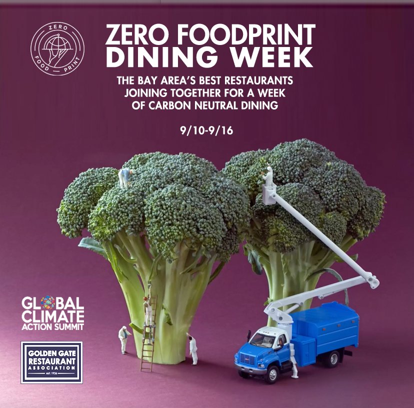 Get in on the #climateaction-- Enjoy a meal with our friends at @quincesf, or one of 60 other Bay Area restaurants going carbon free this week in solidarity with @Zerofoodprint @GGRASF #GCAS2018. Eat like you mean it! zerofoodprint.org/diningweekrese…