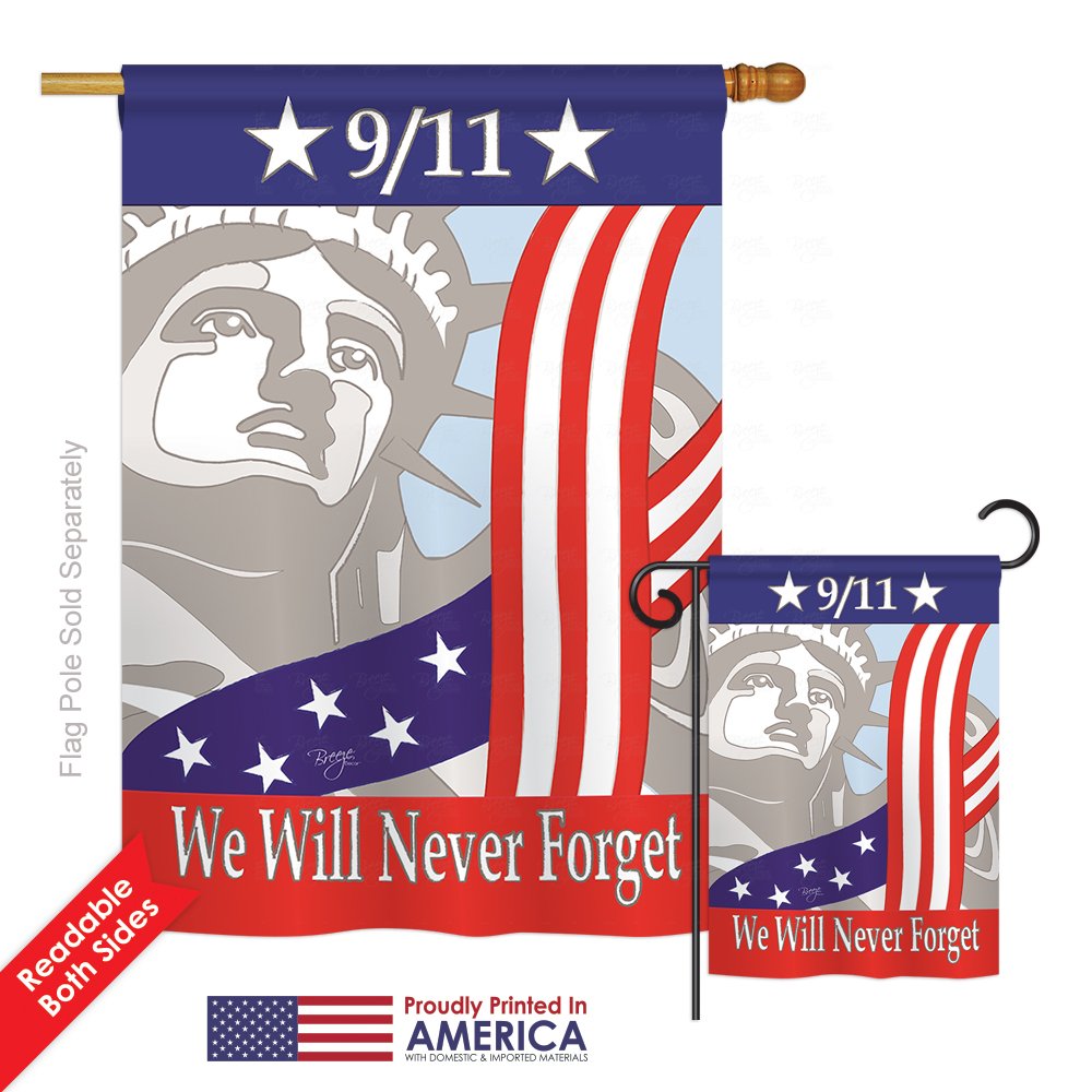 TwoGroupFlagCo's tweet photo. Always in our hearts....Remembering and honoring those we lost September 11th, 2001 #NeverForget911 #NeverForget #Sept11 #911Day #911Anniversary #WeWillNeverForget #Flag #Flags #Garden #Gardenflag #Breezedecor  #TwoGroupFlagCo https://t.co/Z0IqmLjt0C