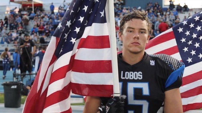 Watch - <a href="/SnowflakeLobos/">Snowflake Lobos</a> incredible 9/11 tribute. #NeverForget 🇺🇸

vimeo.com/289211776