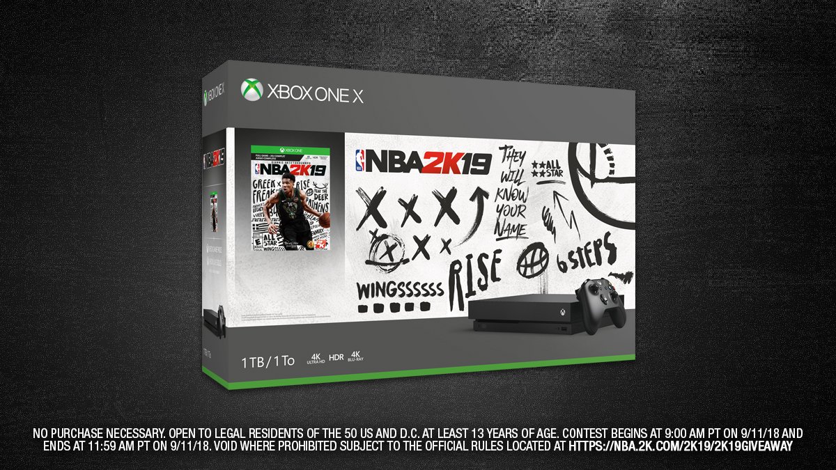 nba 2k19 xbox one x