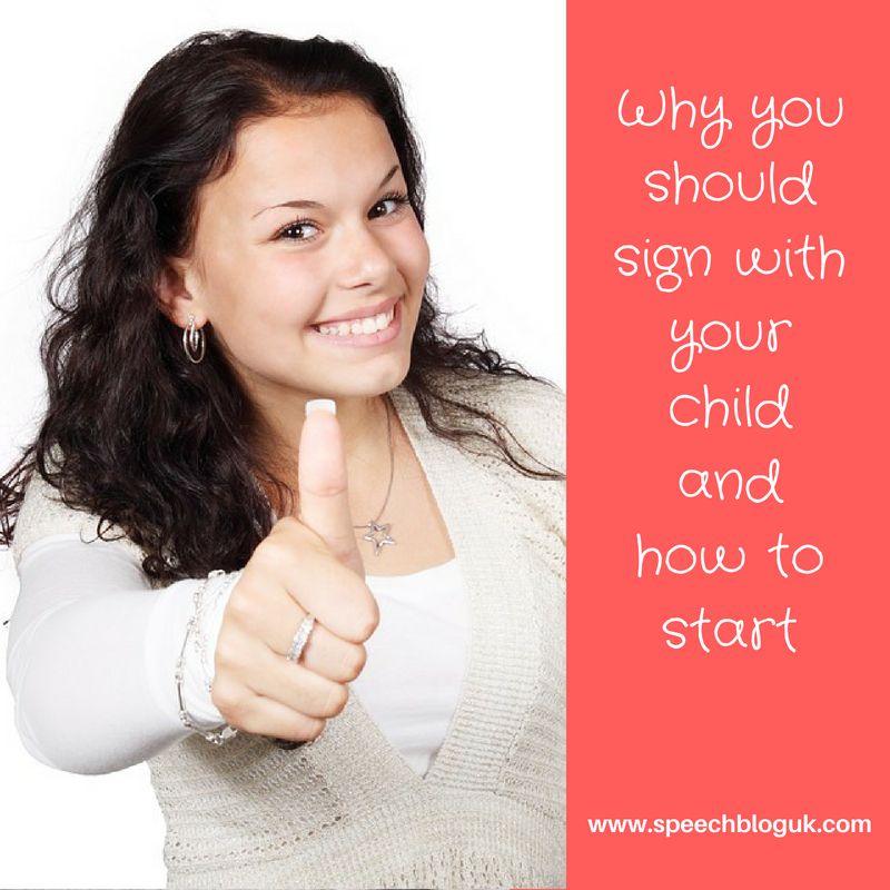 Speechbloguk's tweet photo. Should you sign with you child?  Will it help or hinder their language?  What signs should you choose and how should you introduce them?  This week's post aims to answer some of these questions.  https://t.co/vrwaloOzKl https://t.co/L0x4YBfrZP