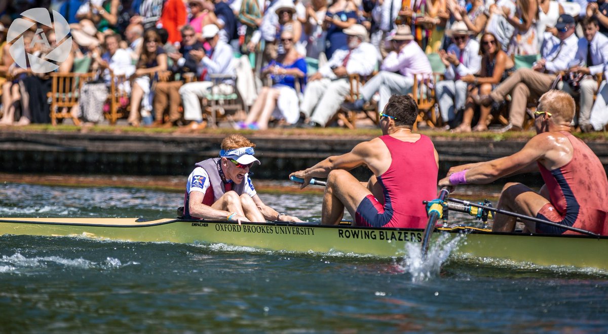allmarkone's tweet photo. A familiar scene; Oxford Brookes won the Ladies' Challenge Plate this year at Henley, making it an incredible two years in a row for the club. Their new batch of freshers join next week, time to reopen the watt farm. @OBUBC #HRR2018 #Rowing #yeahbrookes #allmarkone https://t.co/2bSNmL8UTO