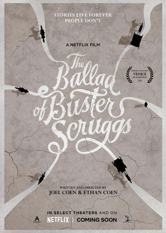 Stories live forever
People don't

Brand new poster for the Coen brothers' upcoming film 'The Ballad of Buster Scruggs'