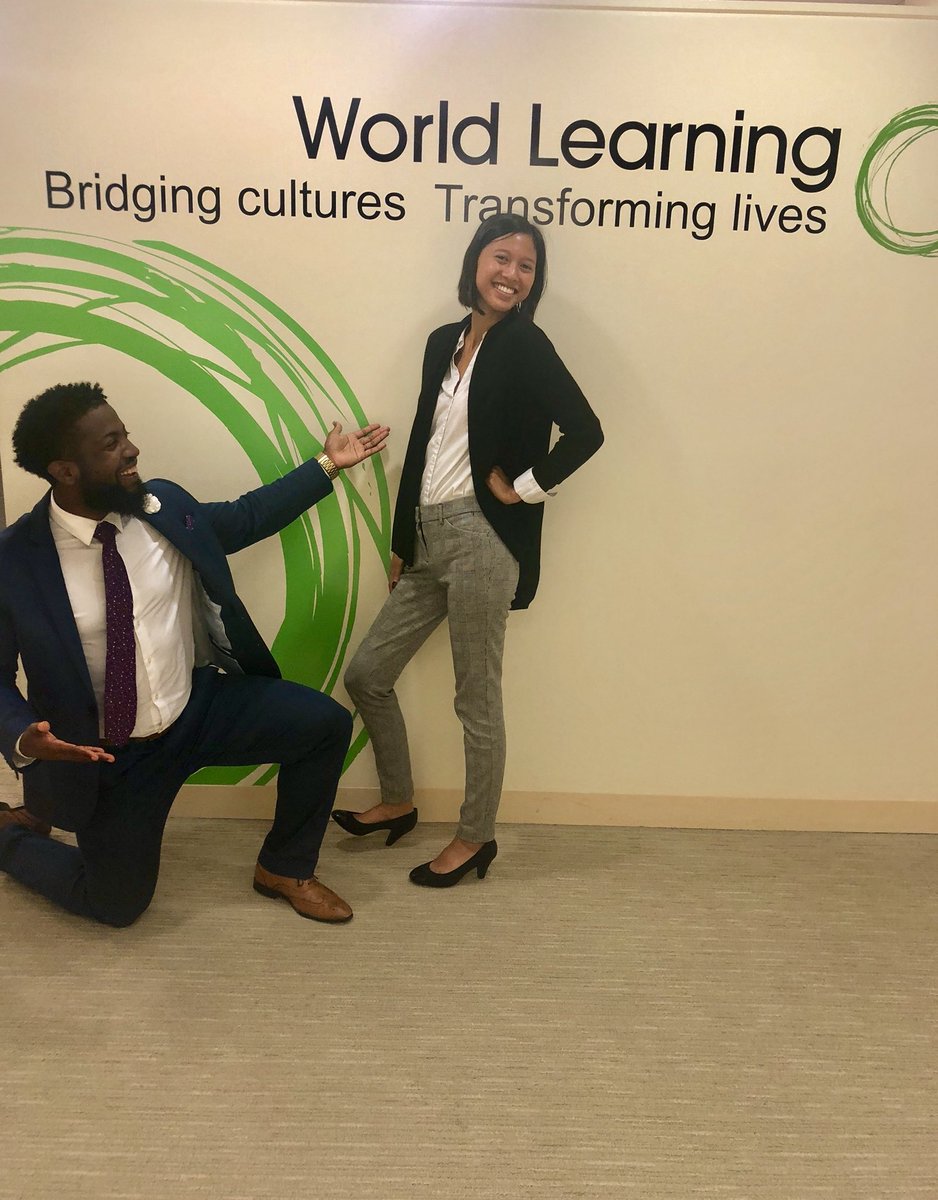 ExchangesWTCI's tweet image. So awesome to see our former Professional Exchanges intern, Rose, now interning with the IVLP team at @WorldLearning! #OneBigNetwork #BridgingCultures #IVLP
