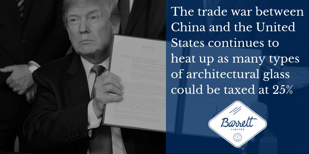 Proposed #tariffs on Chinese architectural glass are set to increase to 25%, but we're staying calm. Read more to find out why: hubs.ly/H0dLfKs0