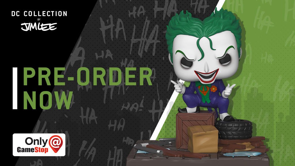 joker funko pop jim lee