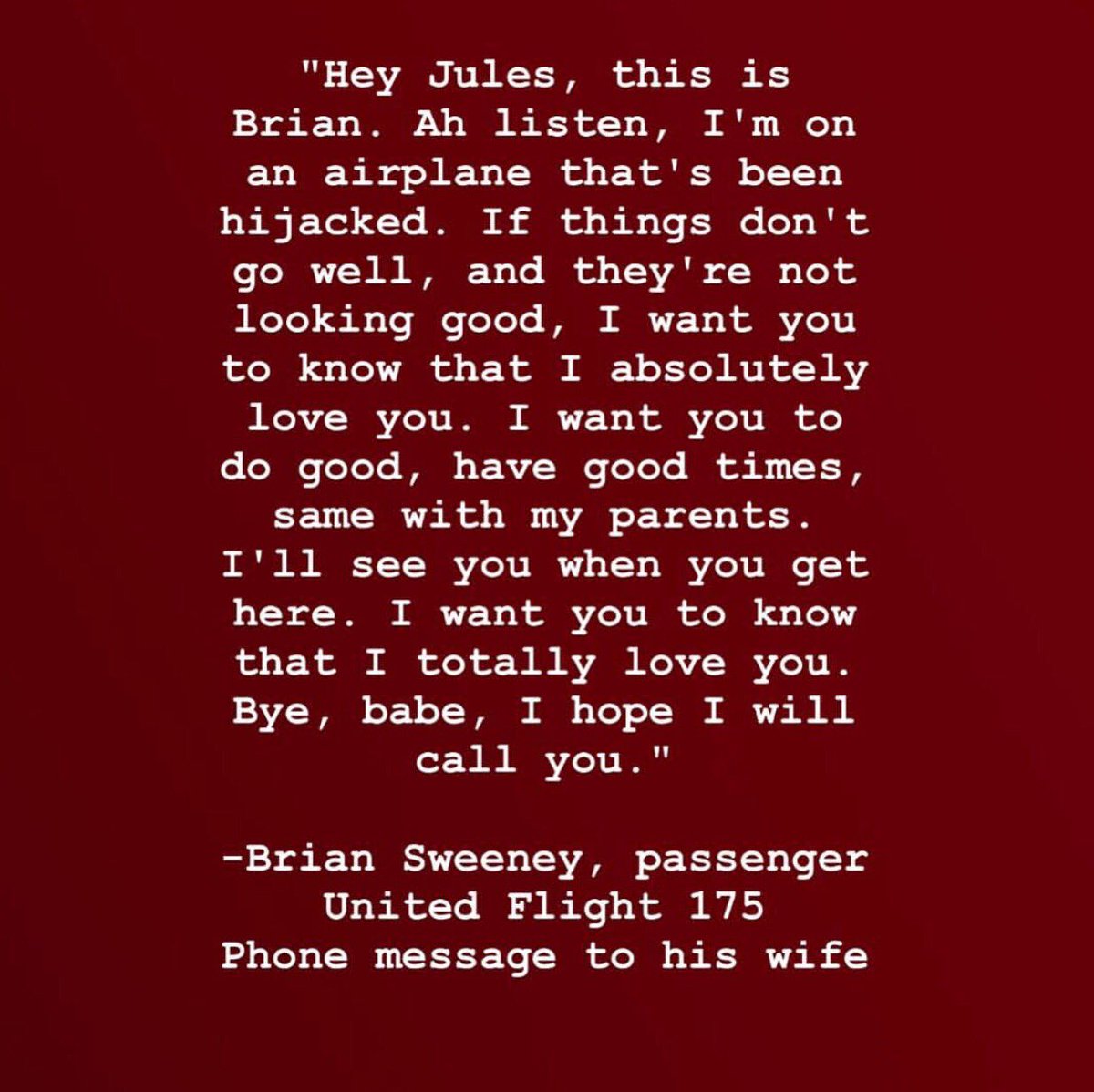 Seventeen years ago everything changed, I’ll never forget what I saw and how sad and scared I was. Let this day remind us to be kind..and to tell the people we love how much they mean to us. ❤️