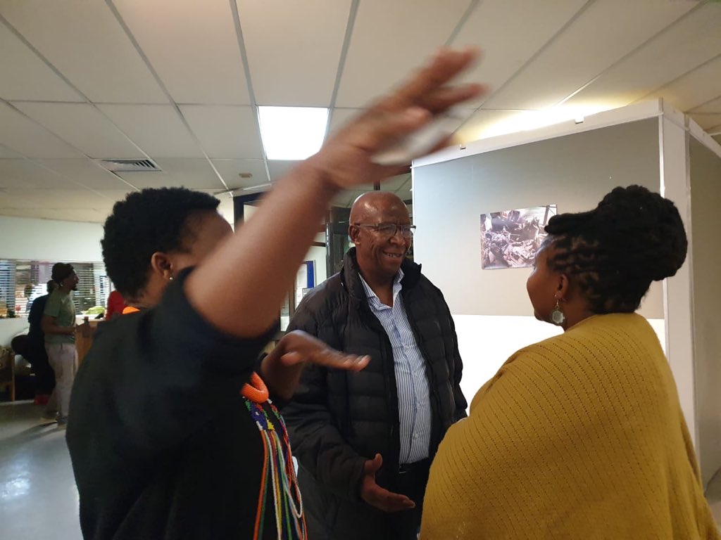 Khazi_Rinae's tweet photo. My Forces are here✊🏿fellow Timbuktu Book Club Members! @Timbuktu05 @Plklitfair #TellingOurStories #PolokwaneLiteraryFair2018 https://t.co/2tZFH0n8TG