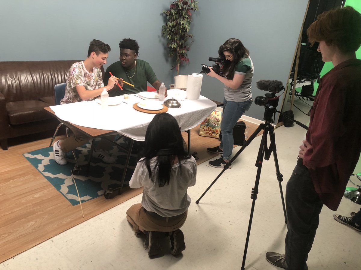Our film students working on their <a href="/FSPA/">FSPA</a> food segment