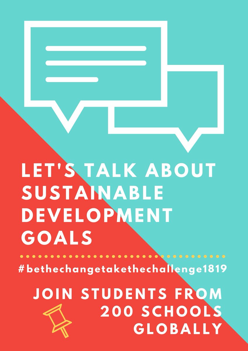TeacherTokaryk's tweet image. #bethechangetakethechallenge1819 #TeachSDGs Starting on our 2nd task of the project: raising awareness!